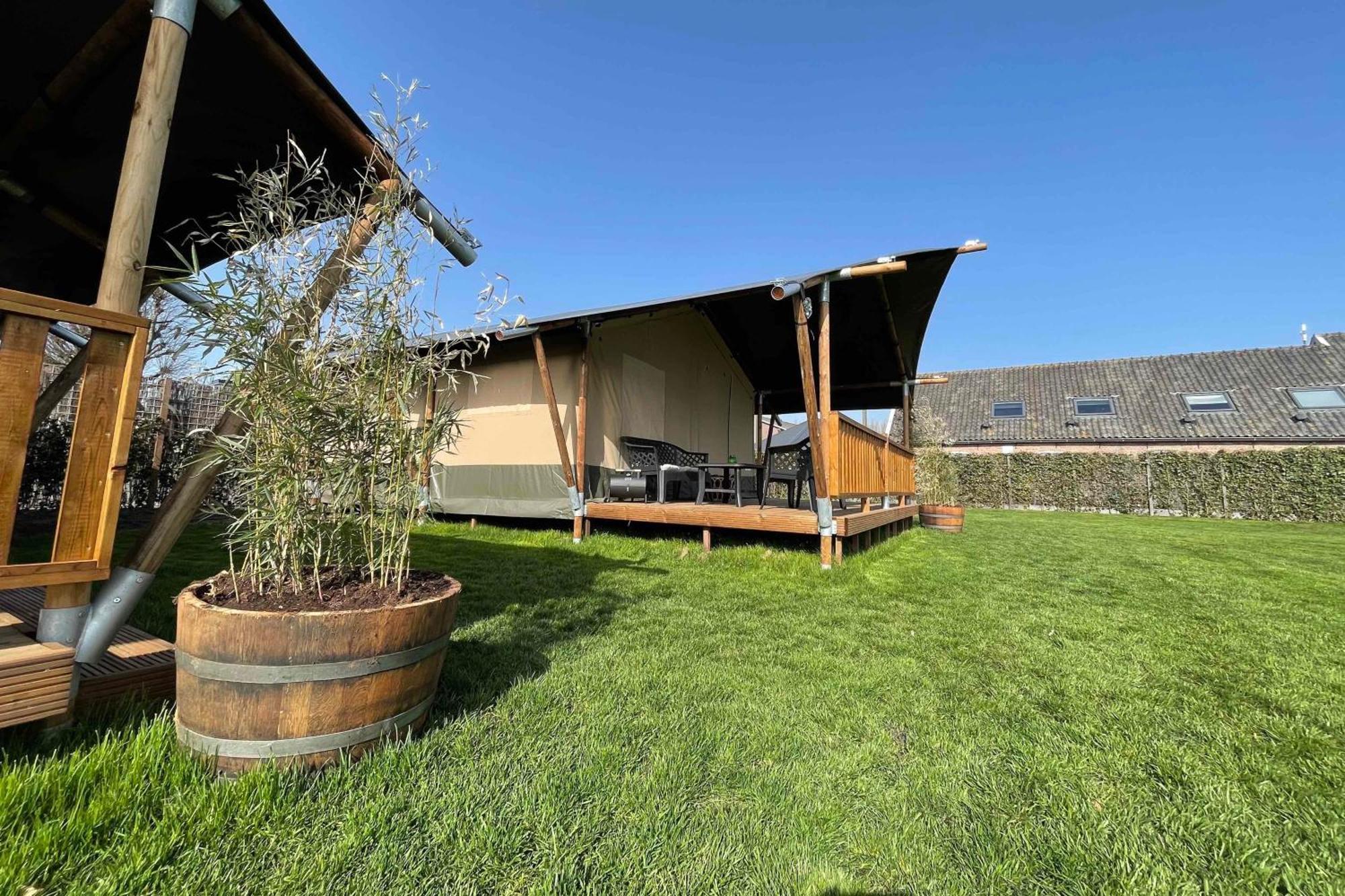 Glamping De Hof Van Eeden Warmond Εξωτερικό φωτογραφία